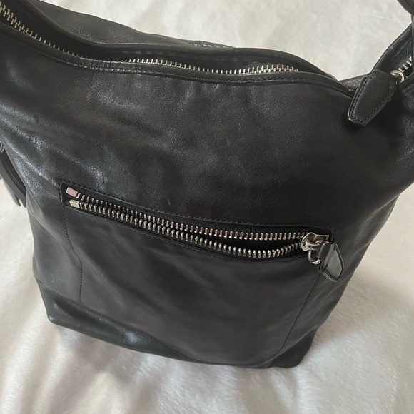 Black Hobo Leather Bag Coach - Picture 3 of 6